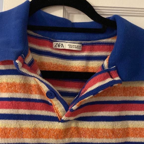 Zara Knit Polo - Picture 2 of 3